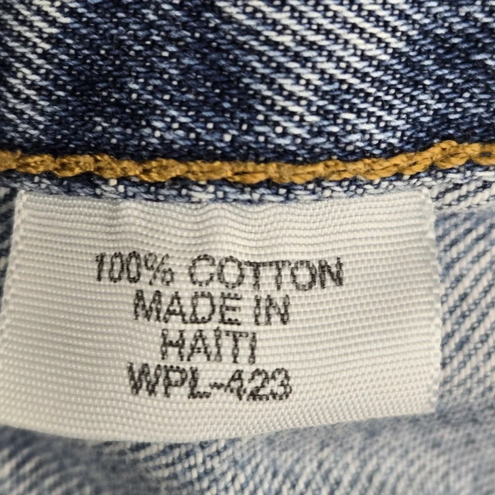 Levi's 501 Men Jeans 32X30 Light Blue Denim Straight Leg Y2K Button Fly READ